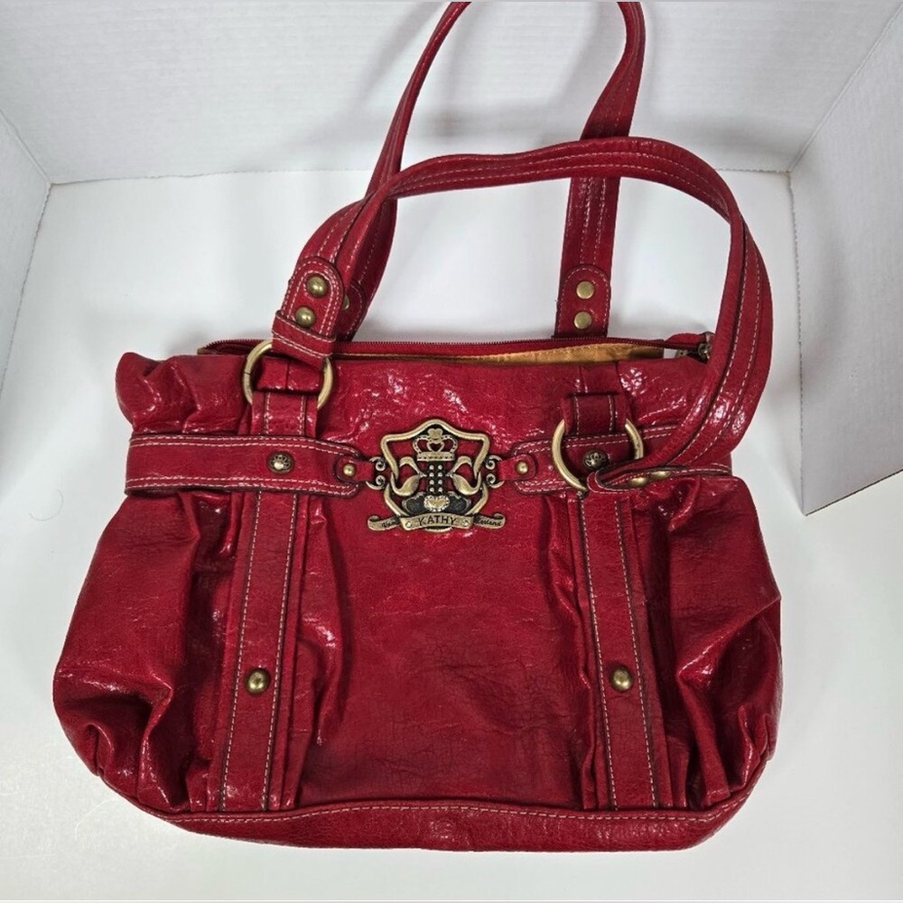 Kathy Van Zeeland Y2K Red Bag